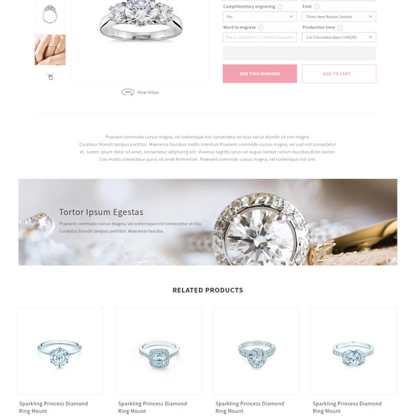 Bee's Diamonds Ring product page